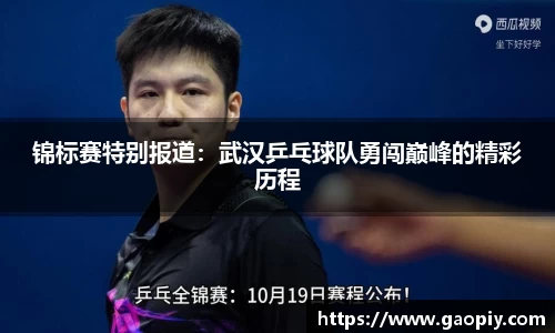 锦标赛特别报道：武汉乒乓球队勇闯巅峰的精彩历程